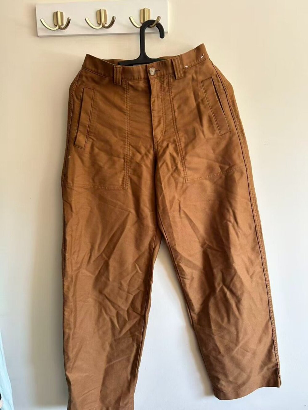 JW Anderson x UNIQLO Brown Cotton Pants